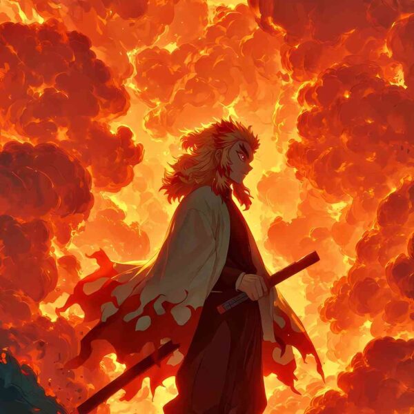 KyåJurå Rengoku Fiery Inferno Orange